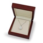 1.00ctw Round Brilliant Cut Diamond Daisy Pendant, 18ct White Gold - Image 5