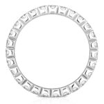 1.00ctw Round Brilliant Cut Claw Set Diamond Eternity Ring, 18ct White Gold in 6 Sizes - Image 5