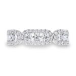 1.09ctw Round Brilliant Cut Diamond Ring, 18ct White Gold - Image 3