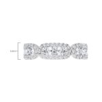 1.09ctw Round Brilliant Cut Diamond Ring, 18ct White Gold - Image 4