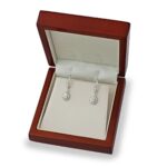 1.14ctw Pear Cut Diamond Halo Earrings, 18ct White Gold - Image 3