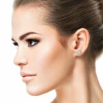 1.22ctw Round Brilliant Cut Diamond Earrings, 18ct White Gold - Image 2