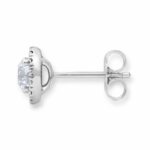 1.22ctw Round Brilliant Cut Diamond Earrings, 18ct White Gold - Image 5