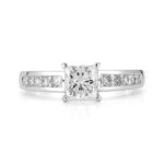 1.50ctw Princess Cut Diamond Ring, Platinum - Image 2