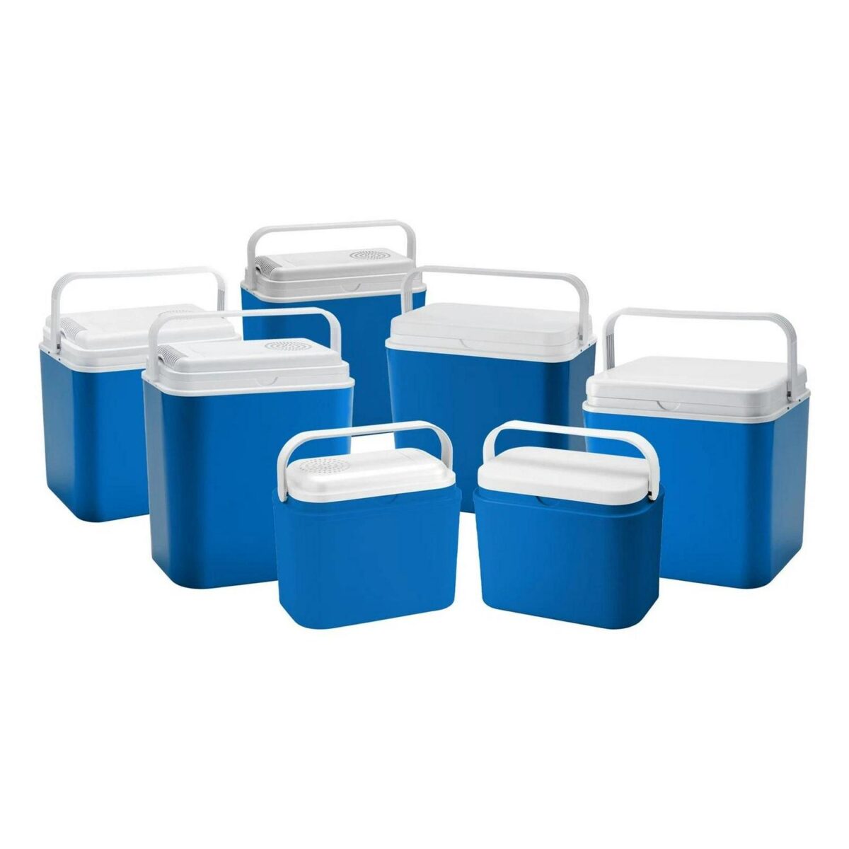 1x 10L Cool Box Blue Small Insulated Camping Travel Picnic Food Cooler - Image 4