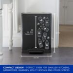 1x 30L (2 x 15L) Stainless Steel Double Kitchen Pedal Bin Brushed Recycling Bin - Image 5