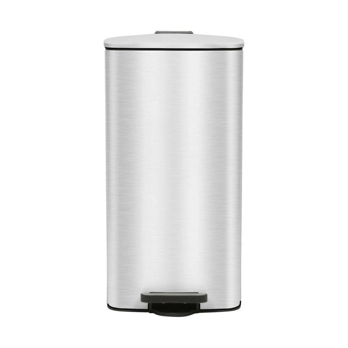 1x 30L Square Stainless Steel Kitchen Pedal Bin Brushed Rubbish Waste Dustbin - Image 6