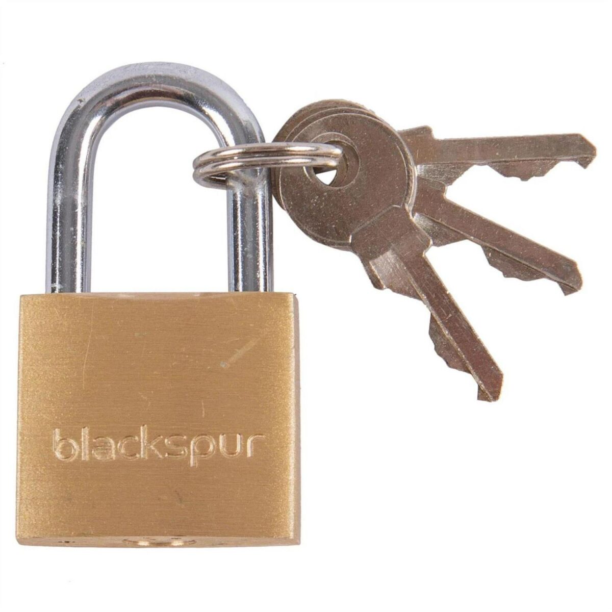 1x 3cm Brass Heavy-Duty Padlock Outdoor Gate Shed Door Gym Locker Key Lock - Image 1