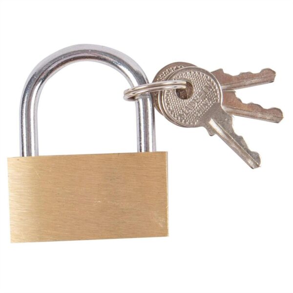 1x 4cm Brass Padlock 106cb0025cce72572446d8255f048e88