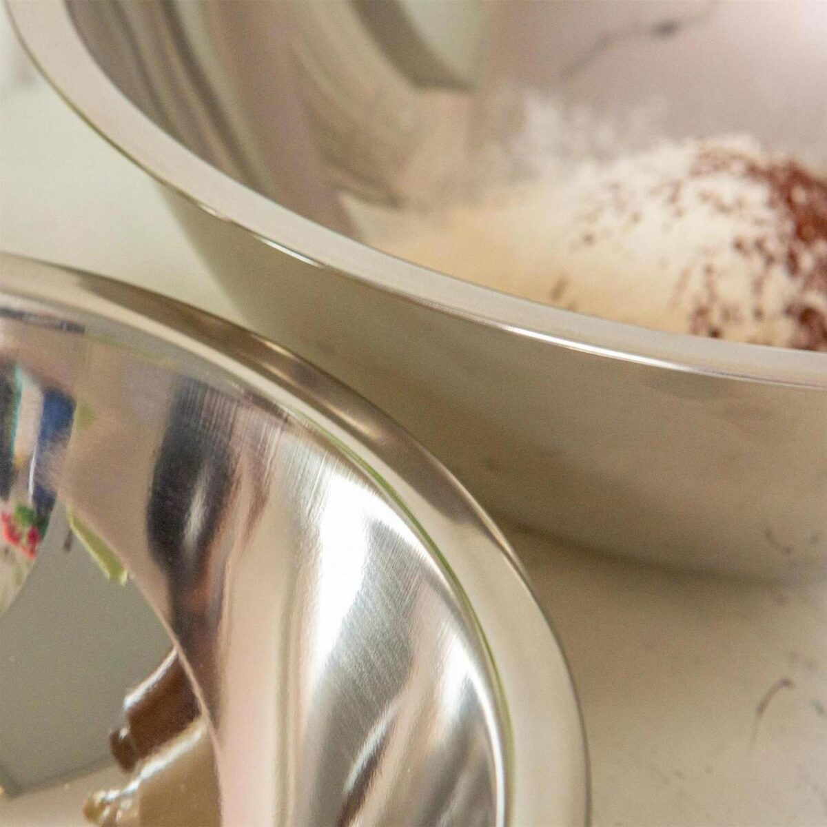 1x 5.5L Stainless Steel Mixing Bowl Deep Kitchen Baking Cooking Salad Bowls - Image 5