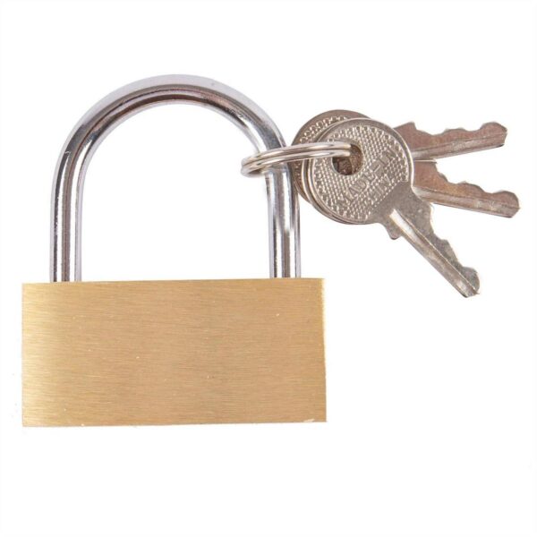 1x 5cm Brass Padlock e66e3f96f8f271ea866e9562458f4de3