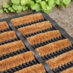 1x 60cm x 40cm Heavy Duty Rubber Coir Scraper Door Mat Non-Slip Outdoor - Image 7