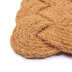 1x 68cm x 43cm Natural Coir Knotted Door Mat Non-Slip Indoor Kitchen Rug - Image 4