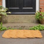 1x 68cm x 43cm Natural Coir Knotted Door Mat Non-Slip Indoor Kitchen Rug - Image 5