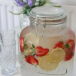 1x 8.7L Glass Drinks Dispenser with Tap and Black Bucket Stand Cold Water Jug - Image 6