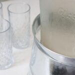 1x 8.7L Glass Drinks Dispenser with Tap and Silver Bucket Stand Cold Water Jug - Image 6