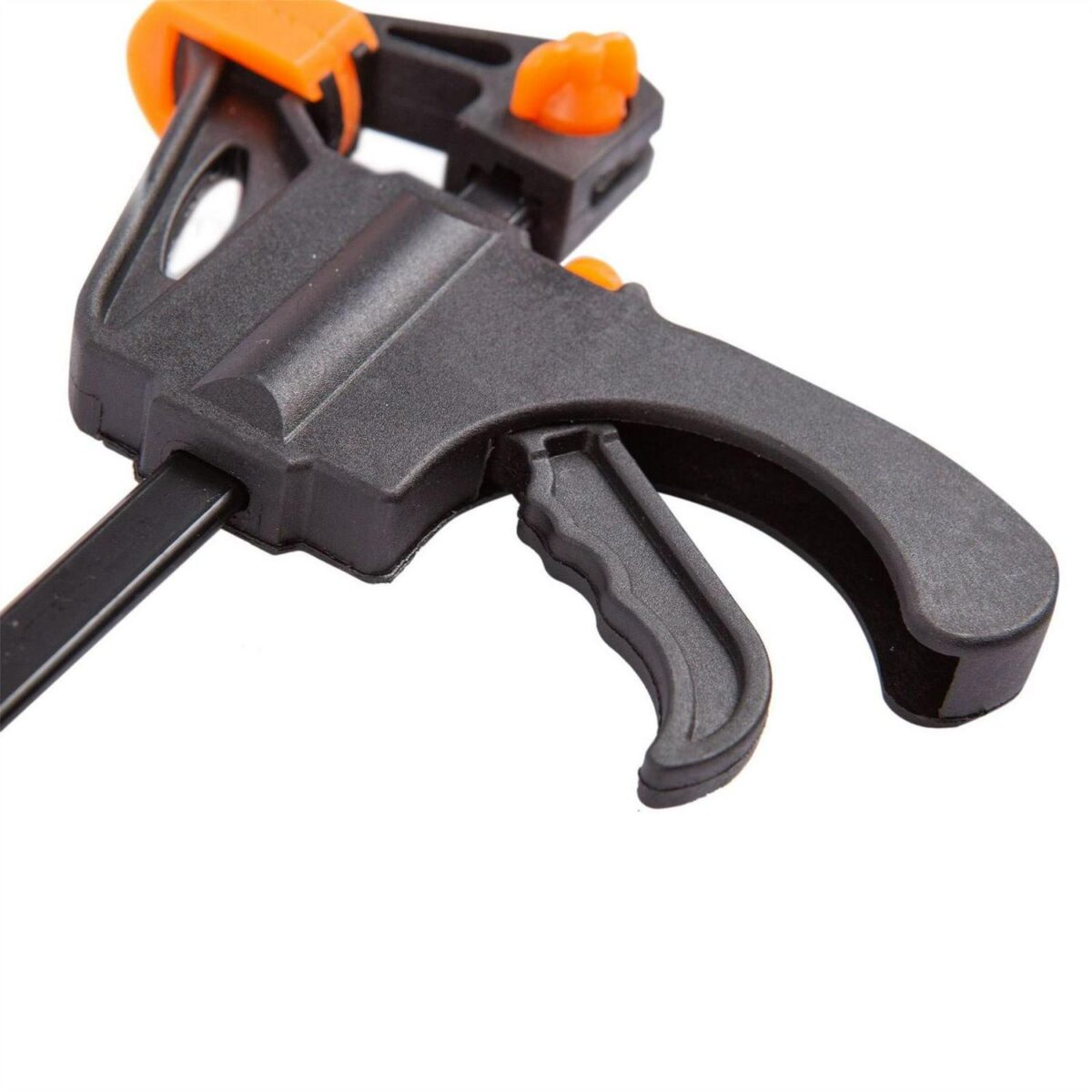 1x Black 101mm Ratchet Bar Clamp and Spreader Woodwork Woodworking Wood Grip Set - Image 2