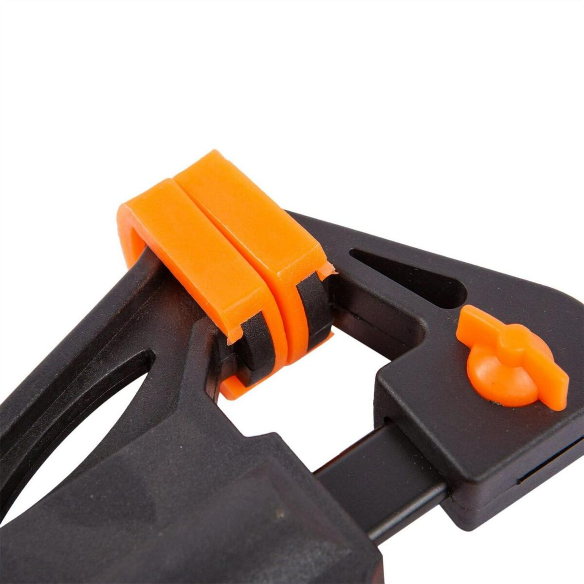 1x Black 101mm Ratchet Bar Clamp and Spreader Woodwork Woodworking Wood Grip Set - Image 3
