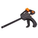 1x Black 101mm Ratchet Bar Clamp and Spreader Woodwork Woodworking Wood Grip Set