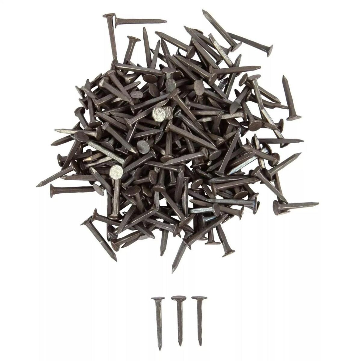 1x Black 13mm Steel Carpet Tacks Small DIY Wood Upholstery Wall Nails Pins - Image 1