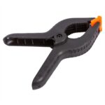 1x Black 152mm Heavy-Duty Spring Clamp Plastic Wood Grip Woodwork Clamp Clips