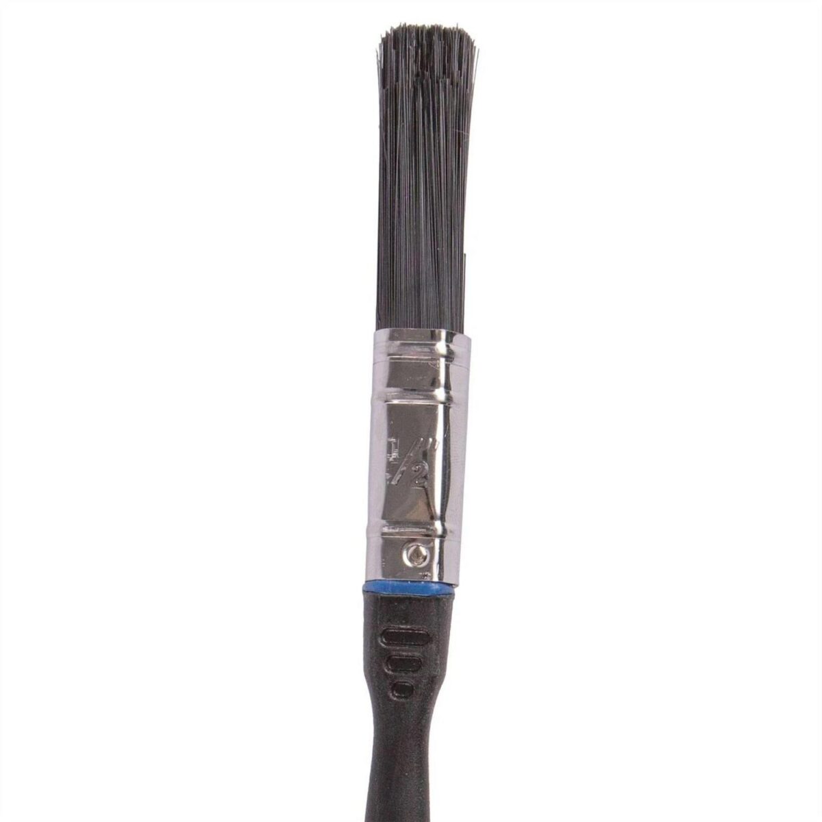 1x Black 1.5cm Plastic No Bristle Loss DIY Paint Brush Wood Fence Brushes - Image 2