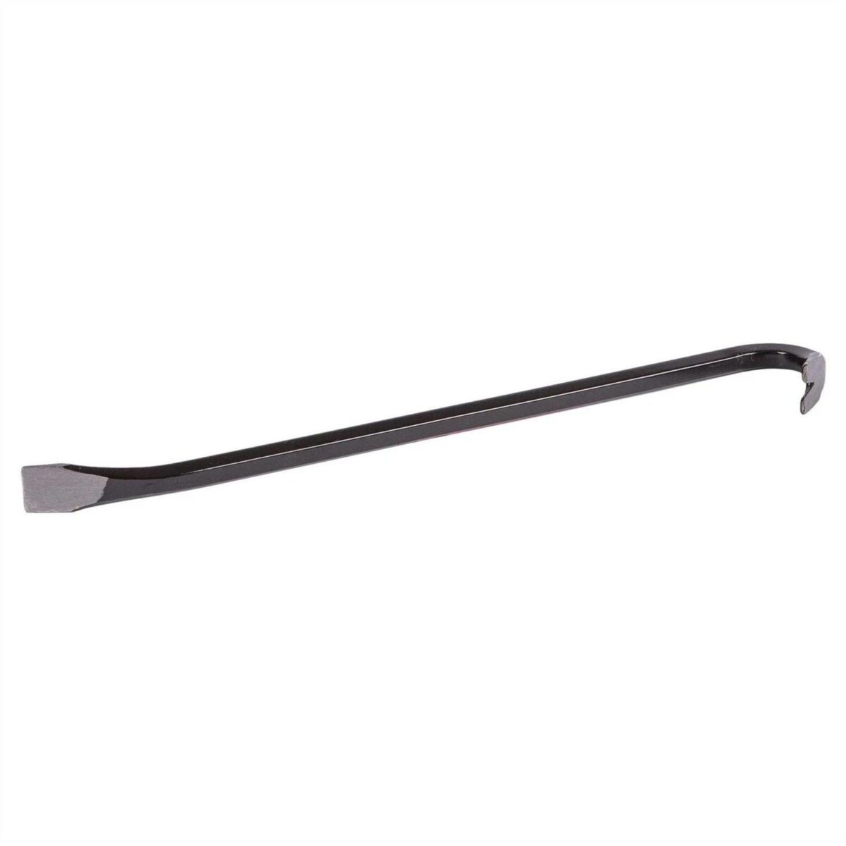 1x Black 45cm x 14mm Carbon Steel Wrecking Bar Heavy-Duty Long Pry Crowbar Tool - Image 1