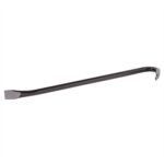 1x Black 45cm x 14mm Carbon Steel Wrecking Bar Heavy-Duty Long Pry Crowbar Tool
