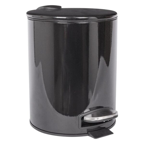 1x Black 5L Round St 820360ca37272da4f2f72303d8afebc0