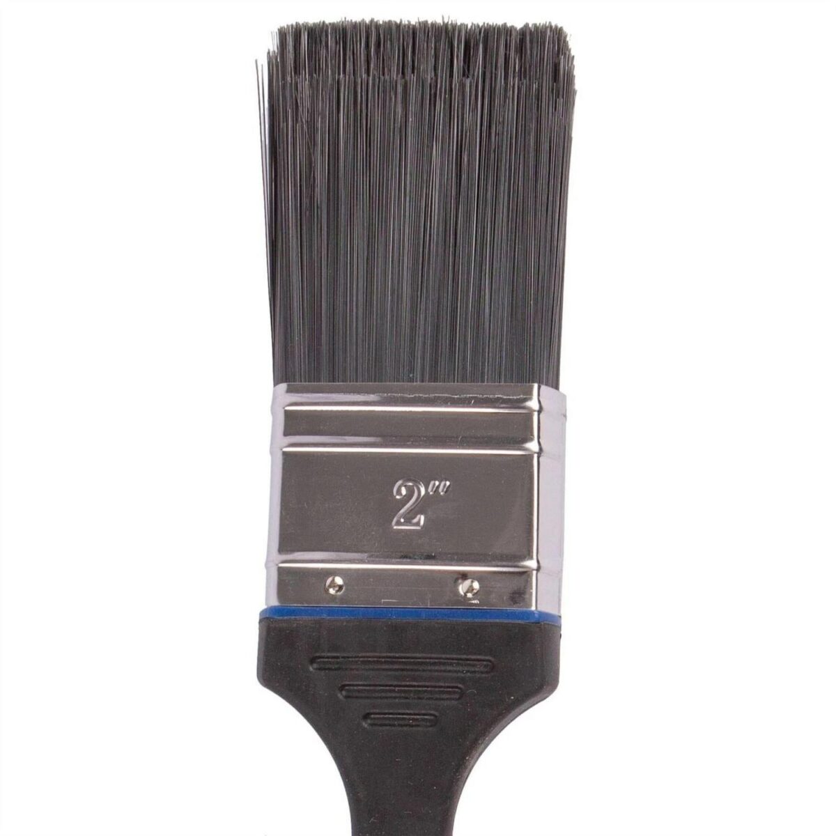 1x Black 5cm Plastic No Bristle Loss DIY Paint Brush Wood Fence Brushes - Image 2