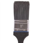 1x Black 5cm Plastic No Bristle Loss DIY Paint Brush Wood Fence Brushes - Image 2