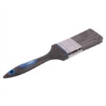 1x Black 5cm Plastic No Bristle Loss DIY Paint Brush Wood Fence Brushes