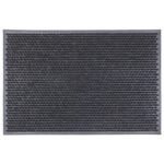 1x Black Classic 60cm x 40cm Heavy Duty Rubber Dirt Trapper Door Mat Non-Slip