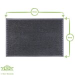 1x Black Classic 60cm x 40cm Heavy Duty Rubber Dirt Trapper Door Mat Non-Slip - Image 3
