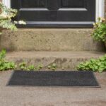 1x Black Classic 60cm x 40cm Heavy Duty Rubber Dirt Trapper Door Mat Non-Slip - Image 5