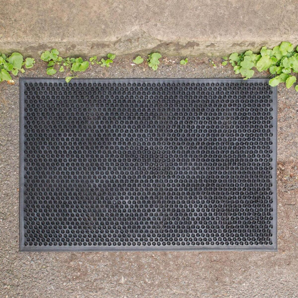 1x Black Classic 60cm x 40cm Heavy Duty Rubber Dirt Trapper Door Mat Non-Slip - Image 6