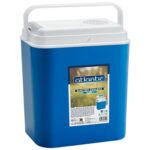 1x Blue 18L 12V Electric Cool Box Small Insulated Camping Picnic Food Cooler