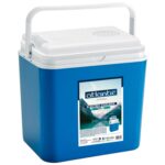 1x Blue 30L 12V Electric Cool Box Large Insulated Camping Picnic Food Cooler
