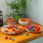 1x Burnt Orange 16.5cm Dipped Stoneware Cereal Bowl Ceramic Dessert Dish - Image 6