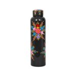1x Carbon Pansy 875ml Stainless Steel Hand-Painted Picnic Water Bottle - Image 5