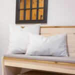 1x Cream 55cm x 55cm Square Velvet Cushion Large Scatter Cushions with Cover - Image 6