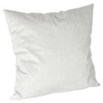 1x Cream 55cm x 55cm Square Velvet Cushion Large Scatter Cushions with Cover