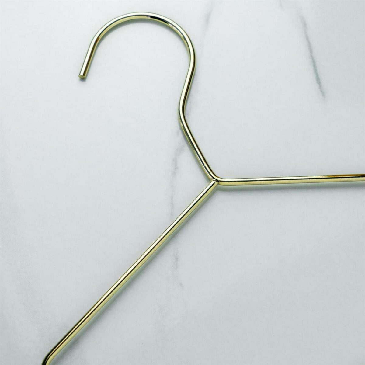 1x Gold Metal Kid's Hanger Baby Children Coat Clothes Hangers Trouser Bar - Image 7