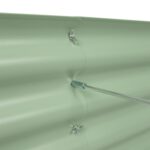 1x Green 120cm x 60cm Rounded Galvanised Steel Raised Garden Bed Planter Box - Image 5