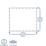 1x Green 18ft x 24ft Waterproof Tarpaulin Heavy-Duty Ground Sheet Cover Tarp - Image 2
