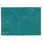 1x Green A4 (22 x 30cm) Cutting Mat Craft Paper Sewing Fabric Knife Cutter Board