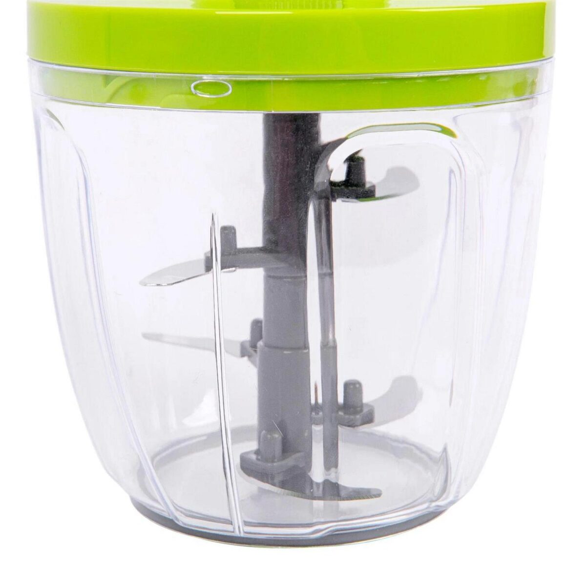 1x Green Manual Food Chopper Mini Kitchen Vegetable Onion Cutter Processor - Image 3