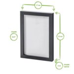1x Grey A5 (6 x 8 ) Photo Frame Picture Poster Home Wall Hanging Décor - Image 3