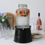 1x Handmade Galvanized Iron Ice Bucket 26.5cm Black Wine Champagne Cooler - Image 7