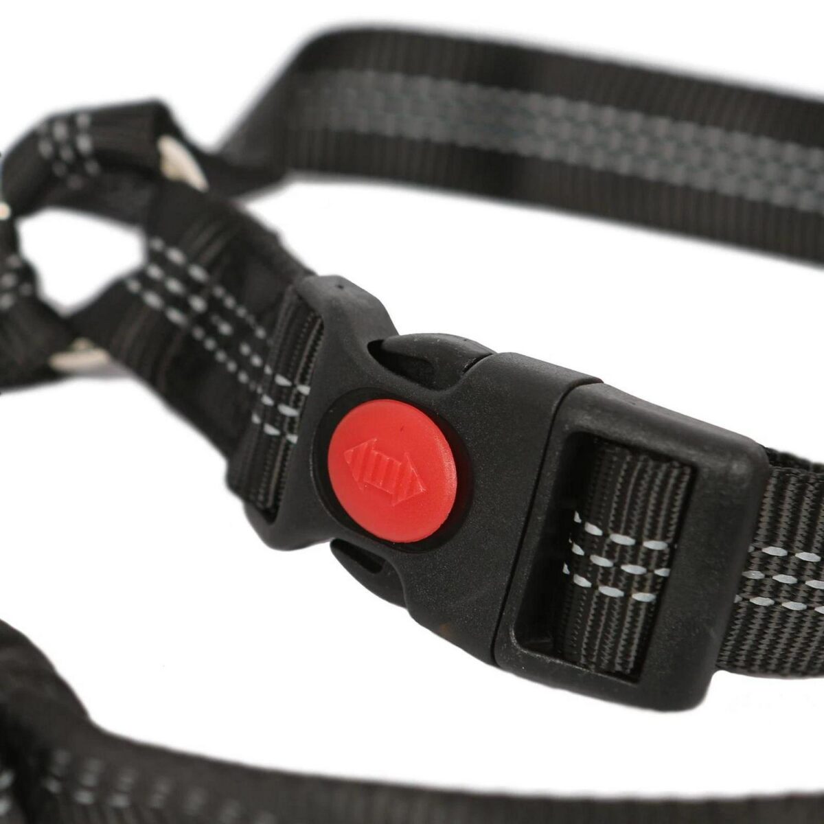 1x Headrest Dog Seat Belt 50-82cm Black Adjustable Pet Travel Safety Lead - Image 2